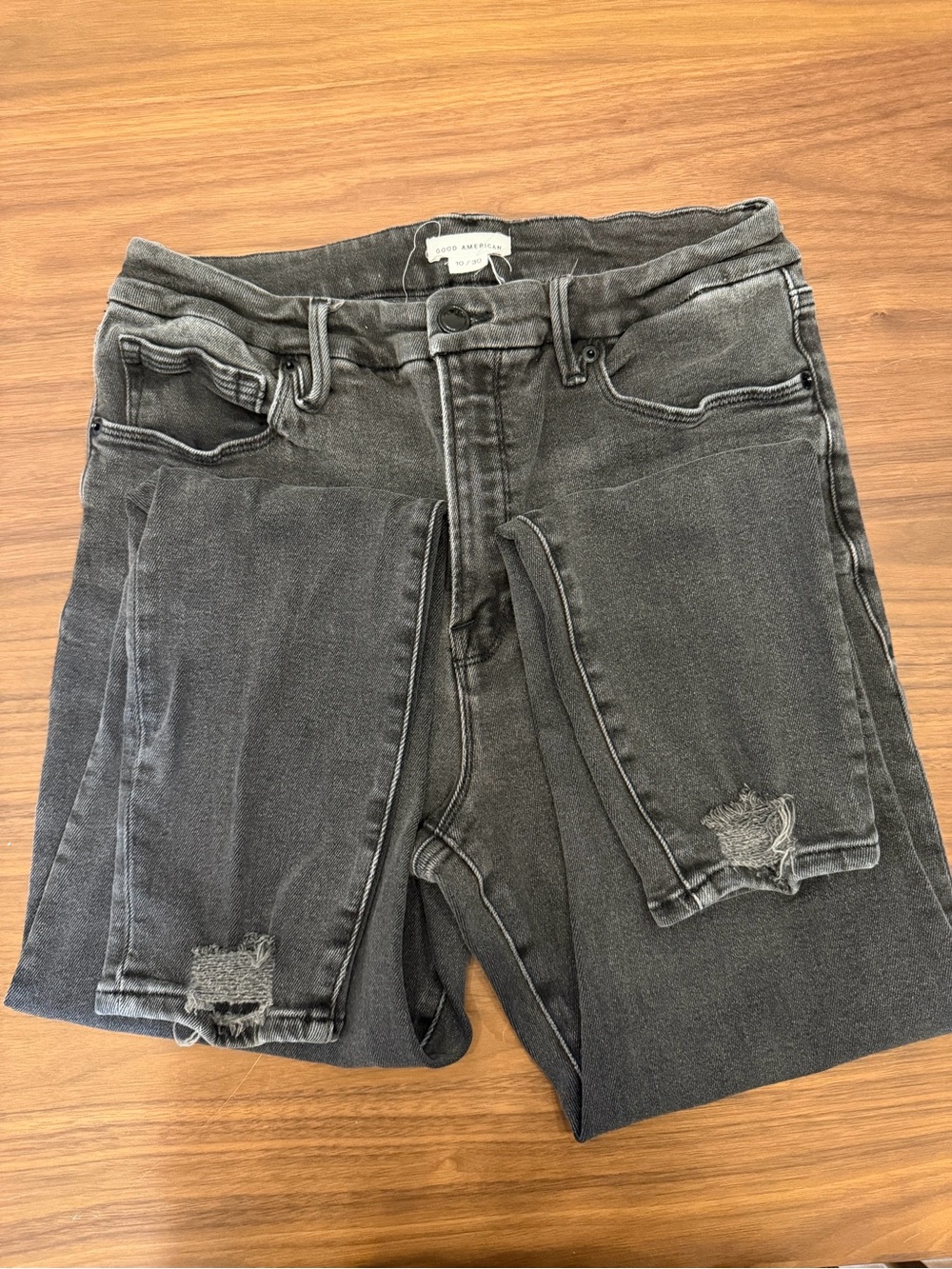 Good American Black Ankle Jeans - 10